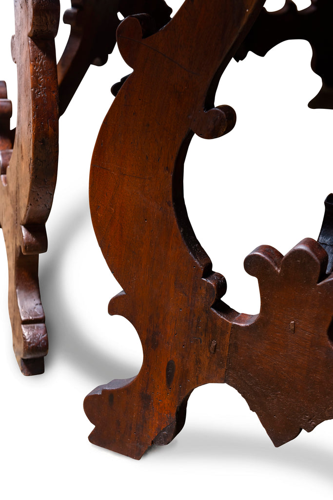 A 19th Century Carlos II Style Dark Walnut Octagonal Centre Table