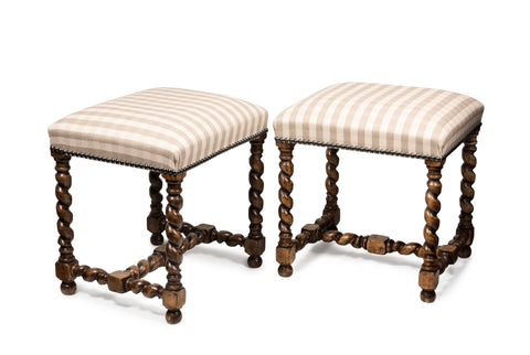 A Charles II Style Ottoman