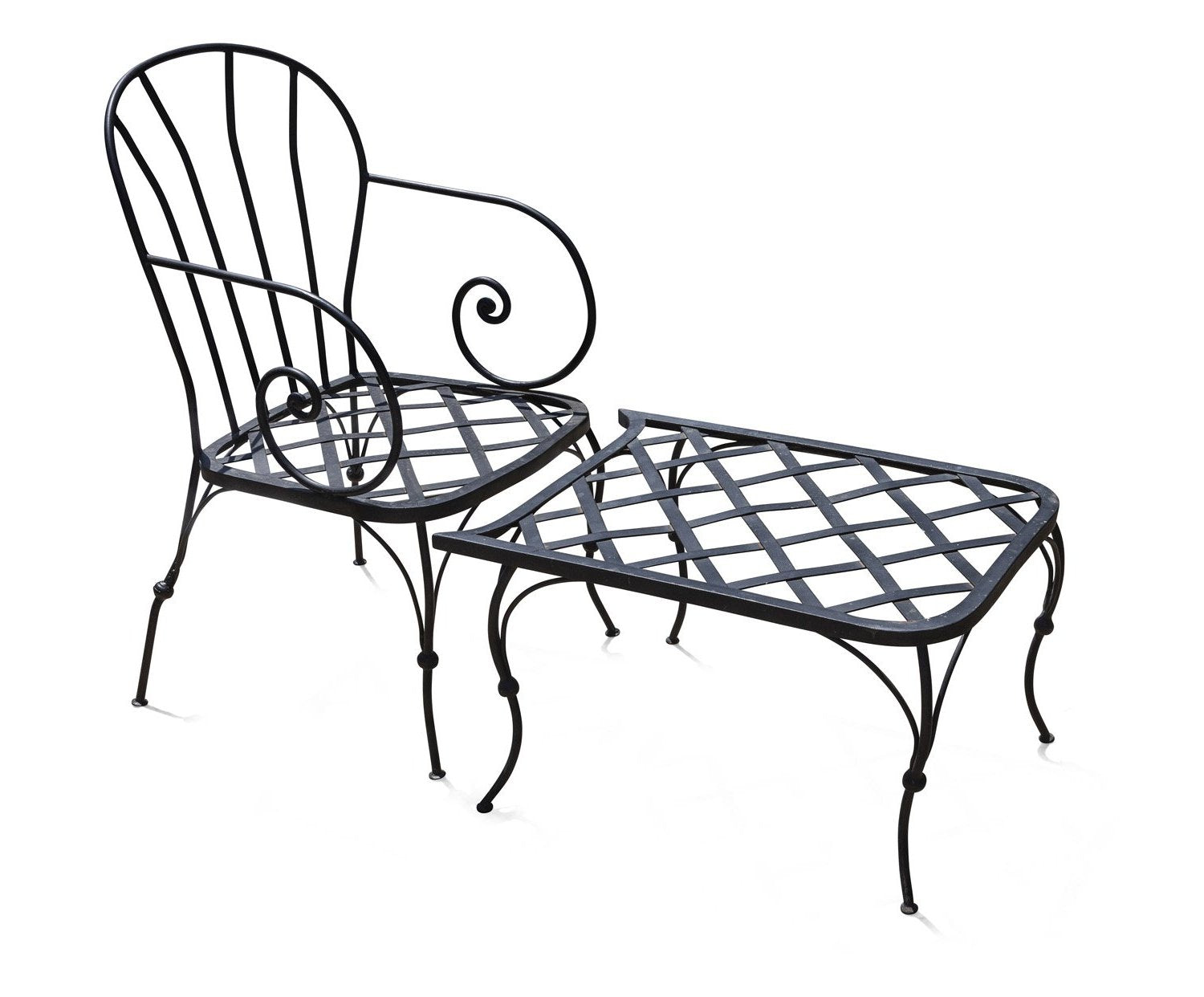 A Cast Iron Bistro Chair