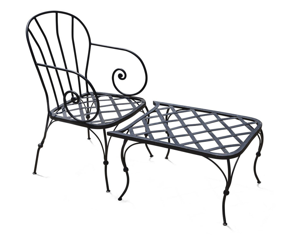 A Cast Iron Bistro Chair