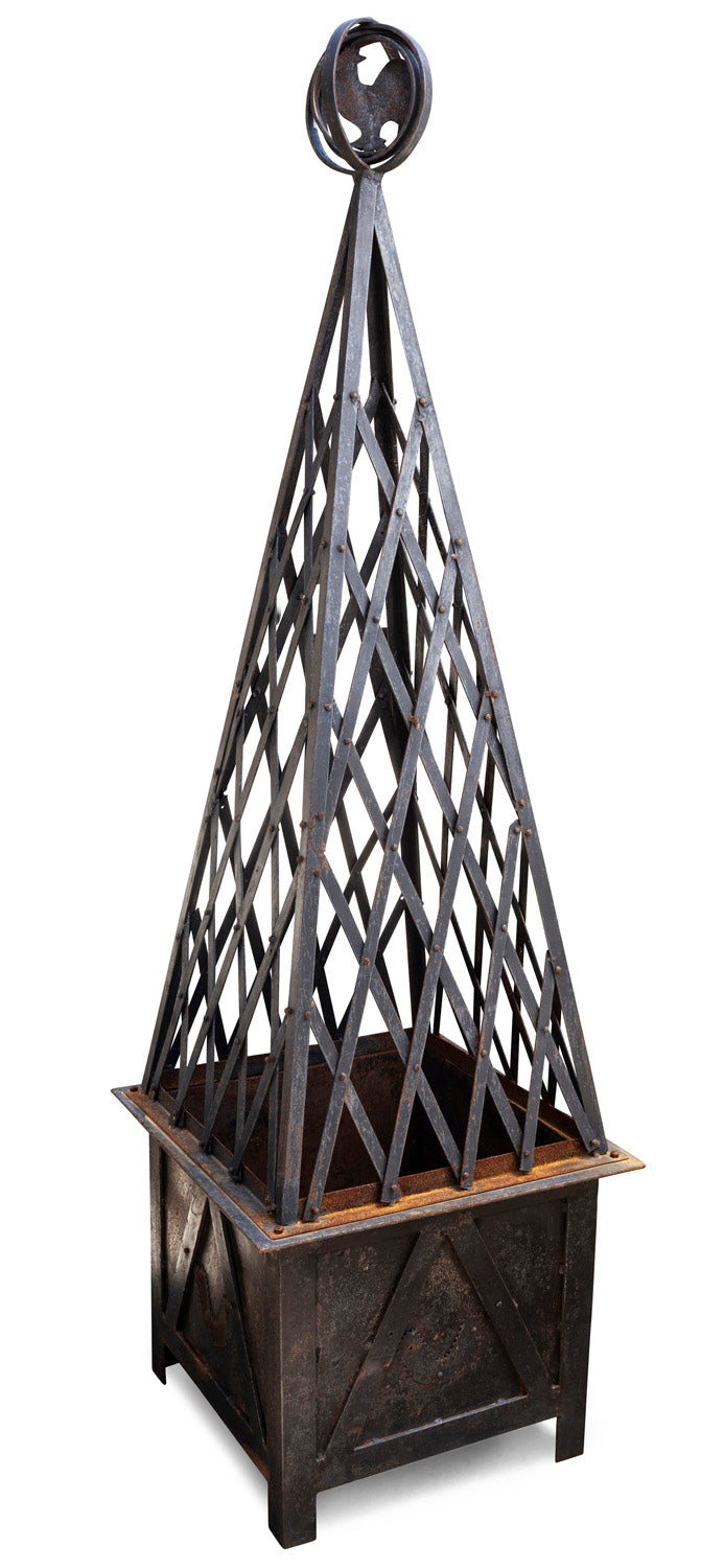 Wrought Iron Planters