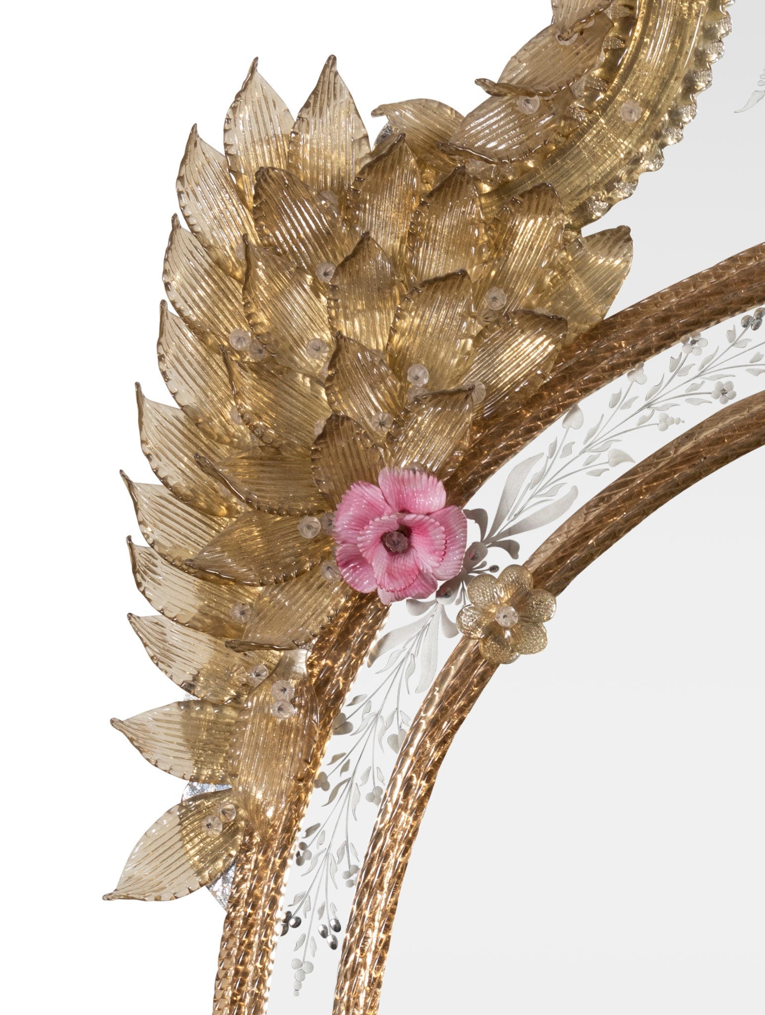 A Late 19th Century Rocco Style Venetian Mirror