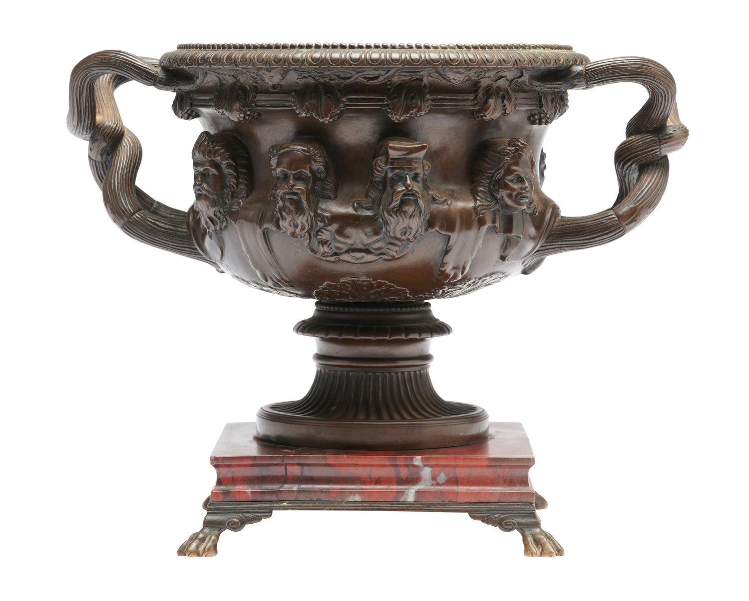 A French Cast Bronze Model of a Warwick Urn