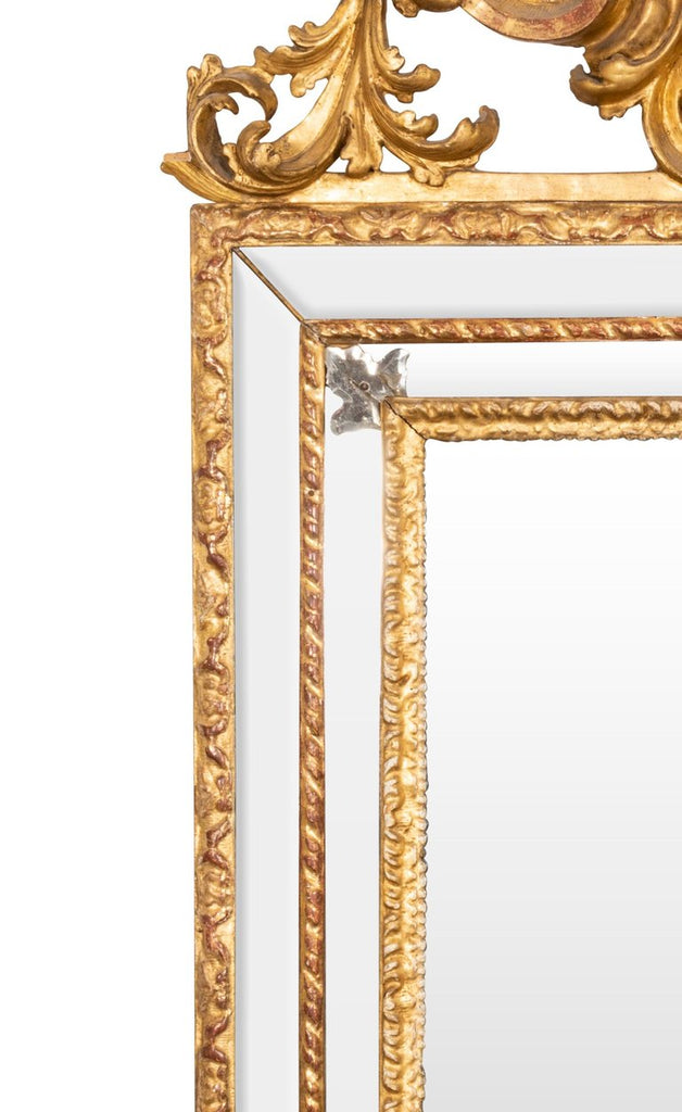 Late 18th Century Italian Cushion Fronted Mirror