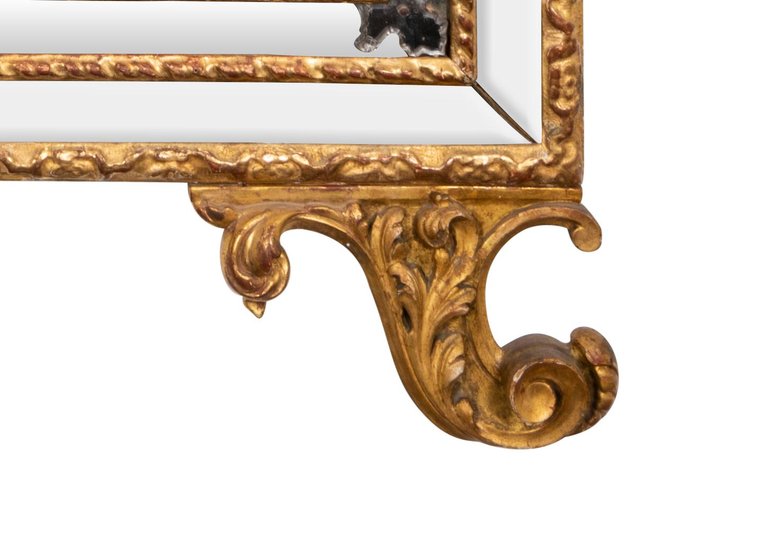 Late 18th Century Italian Cushion Fronted Mirror