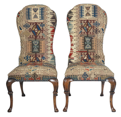 A Pair of George I Style Dining Chairs