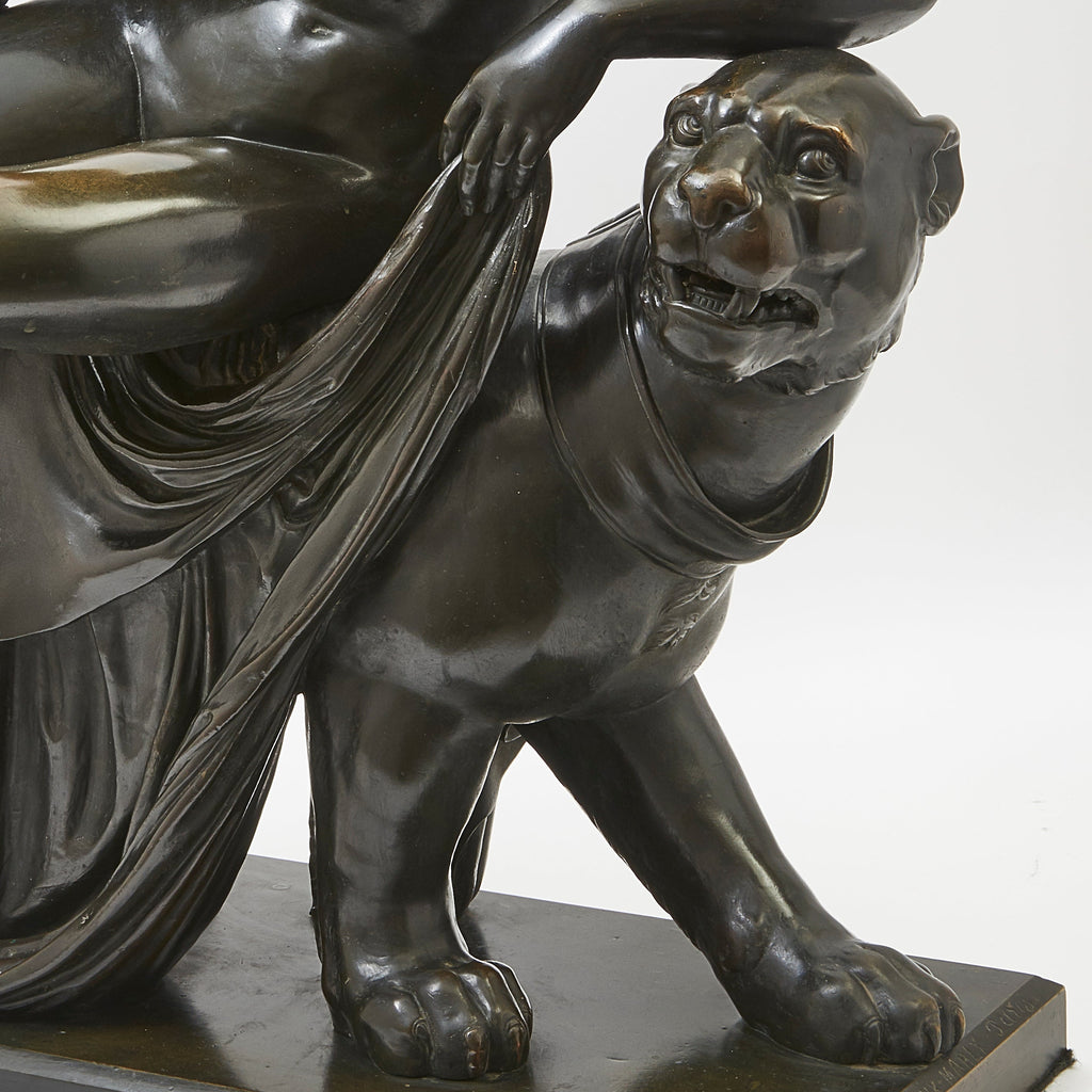 A 19th Century French Bronze Sculpture of “Ariadne on the Panther”