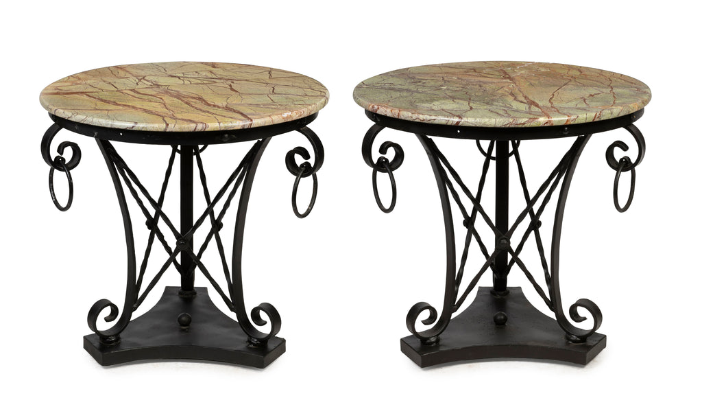 Directoire Style Marble Top Gueridons