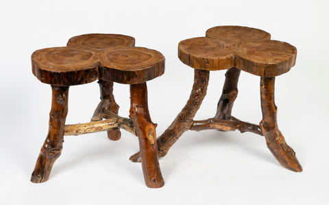 Tree Trunk Stools