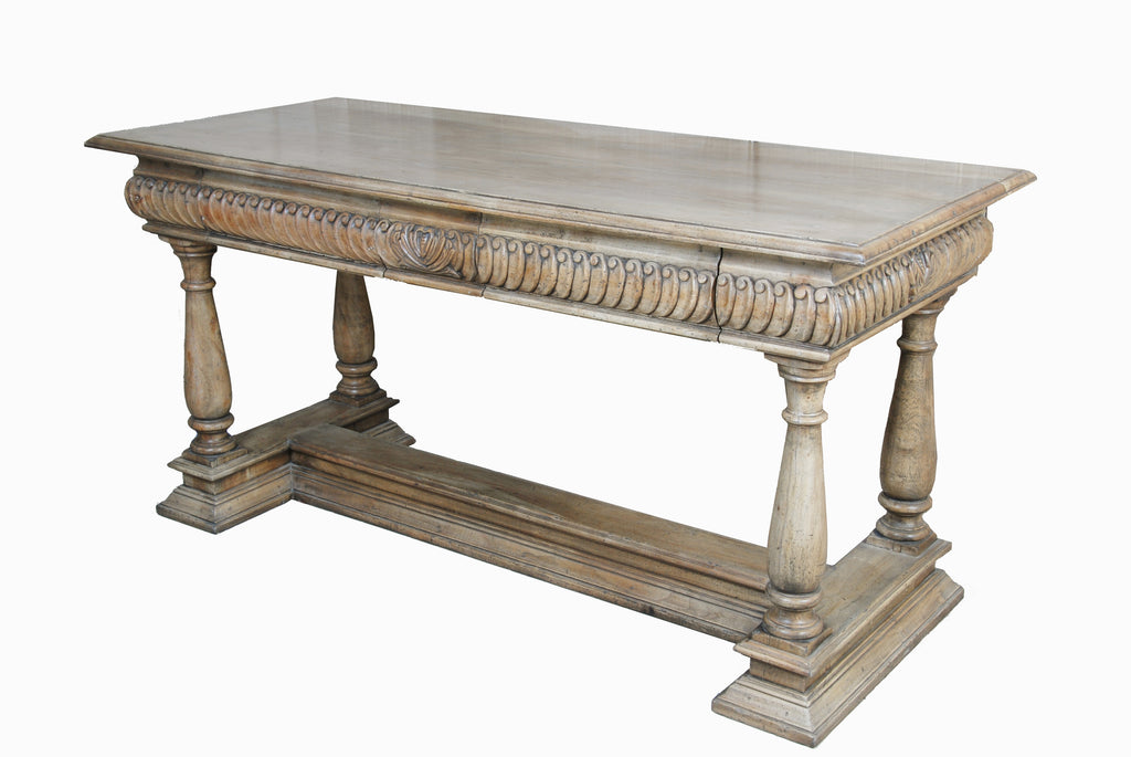 A Two Drawer Tuscan Style Console