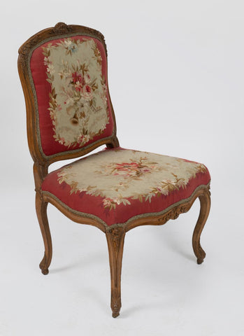 An Antique Louis XV Walnut Chair