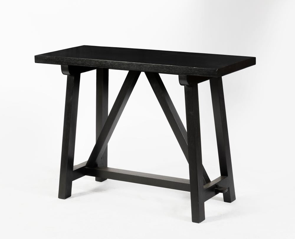 A Custom Designed Console in Ebonised Oak