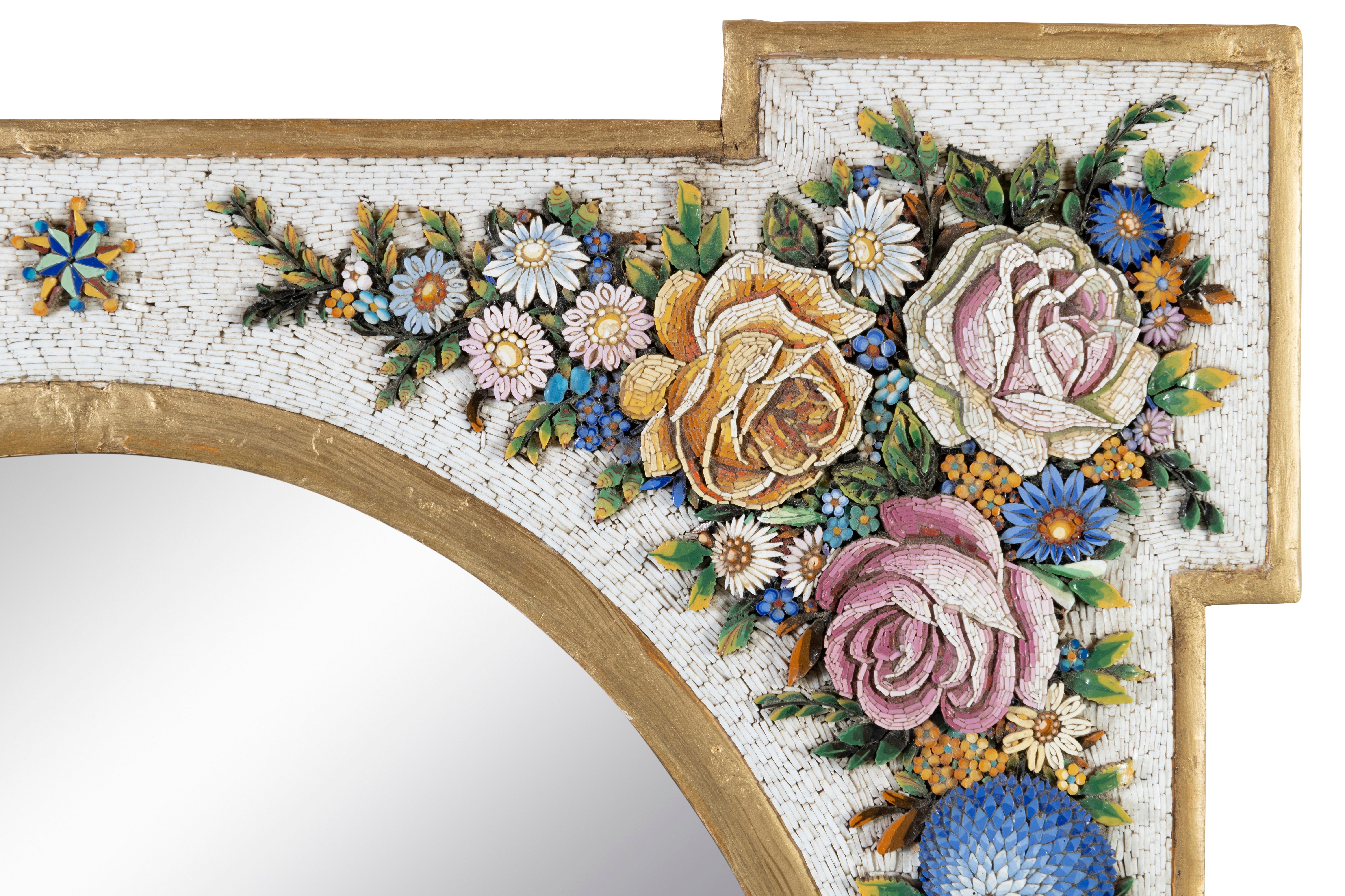 A 19th Century Venetian Micro Mosaic Framed Mirror (GS. 141)