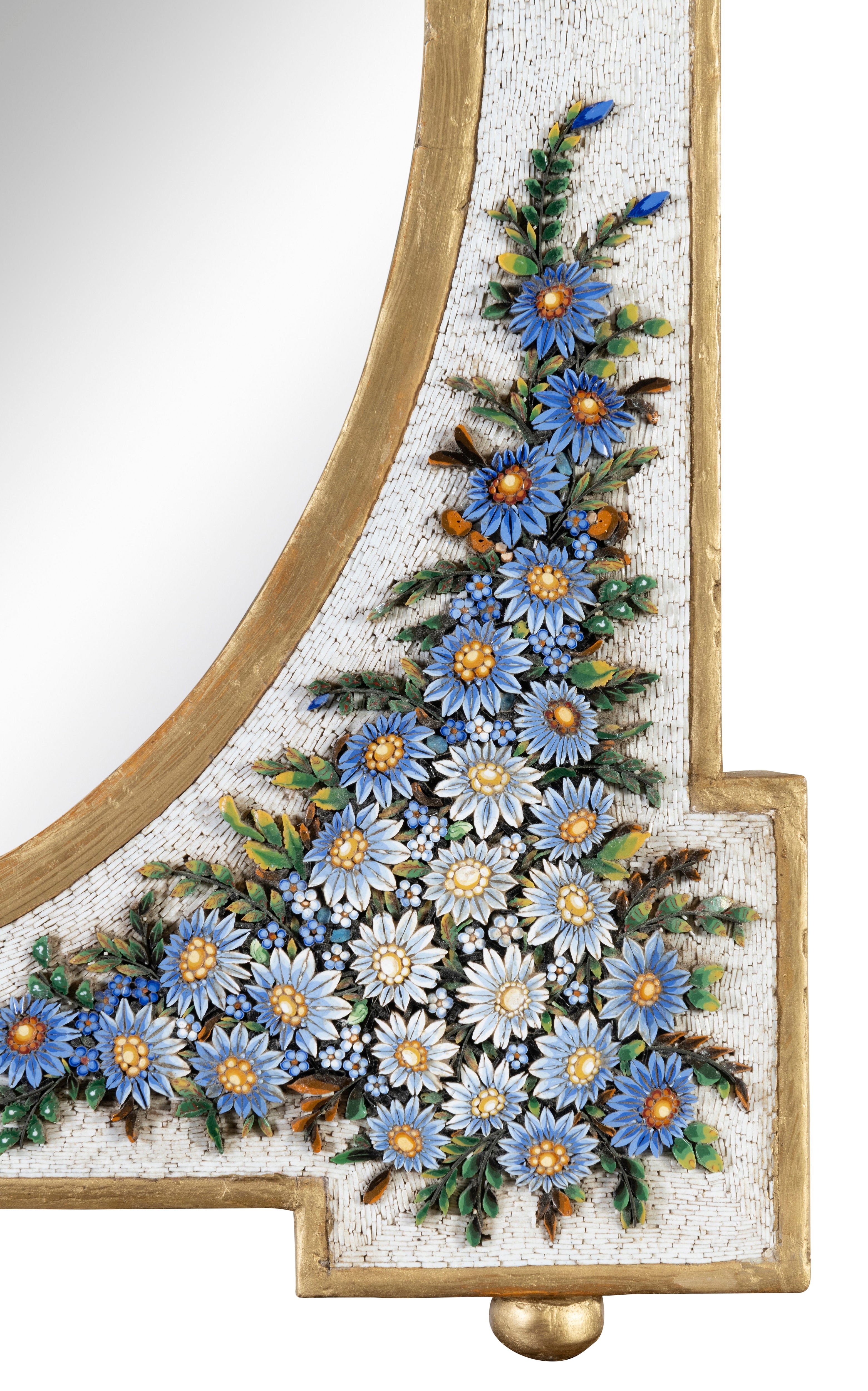 A 19th Century Venetian Micro Mosaic Framed Mirror (GS. 141)