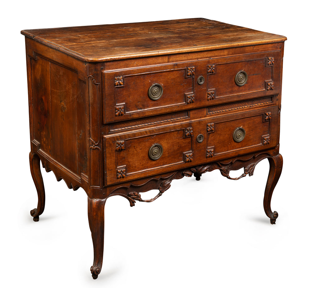 A Louis XV French Provincial Walnut Commode (GS. 205)