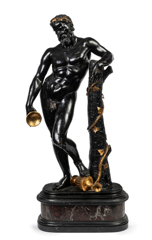 An Italia Bronze and Ormolu Bacchic Figure (GS. 213)