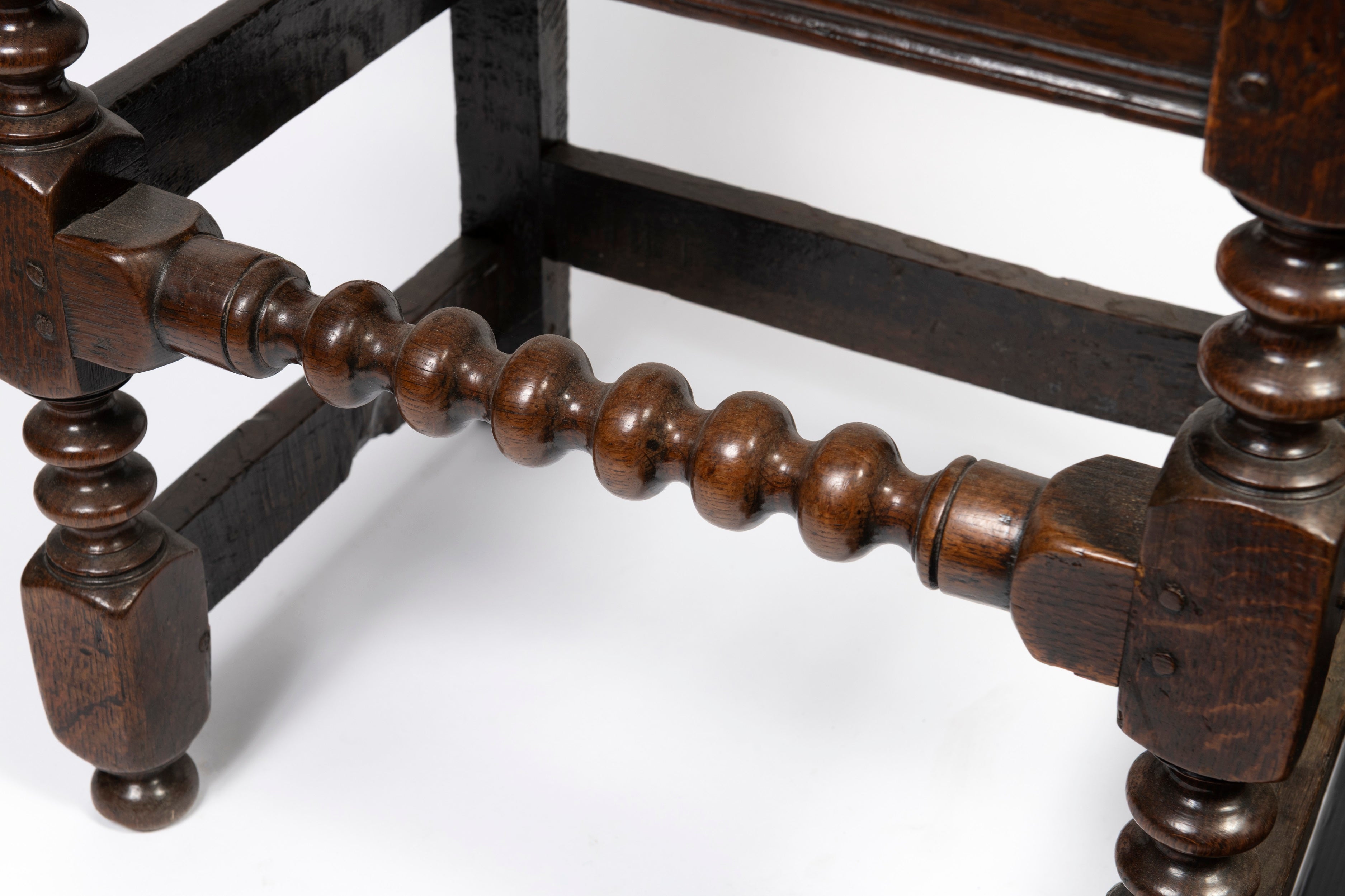A 17th Century Jacobean Oak Back Stoop (GS 276)