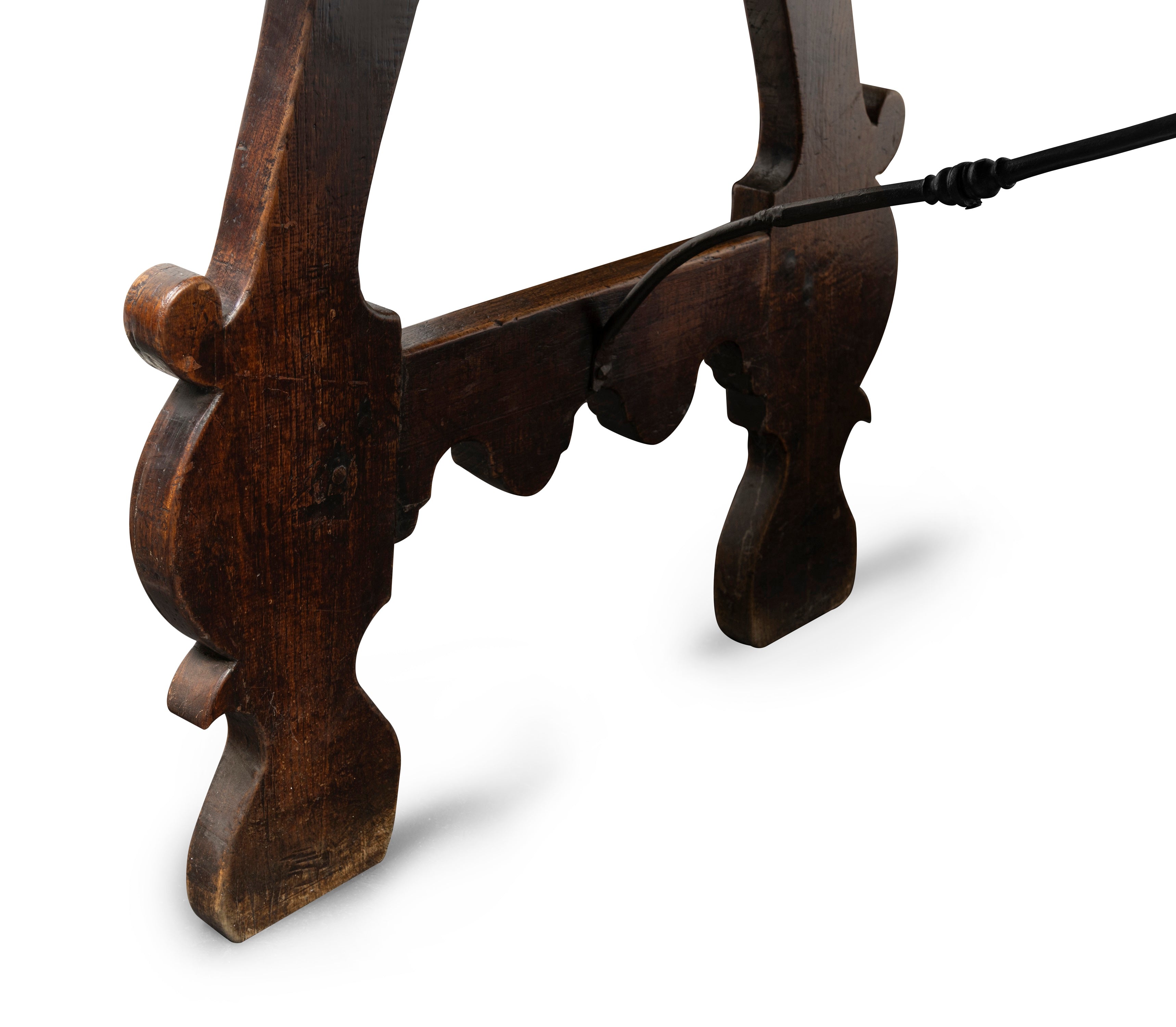A Spanish Carols II Walnut Side Table (GS 307)