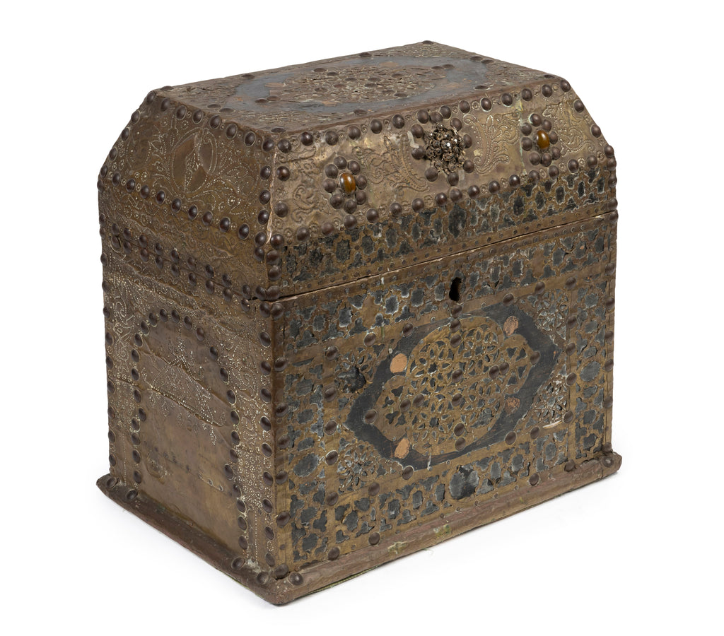 A Late 19th Century Gilt-Metal Embellished Box (GS 350)