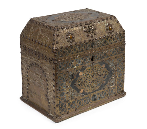 A Late 19th Century Gilt-Metal Embellished Box (GS 350)