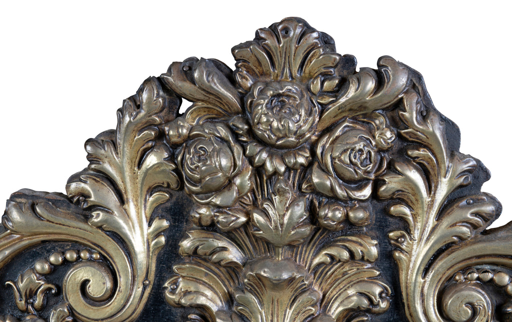 A Flemish Repousse Cushion Fronted Mirror 19th Century (GS. 386)