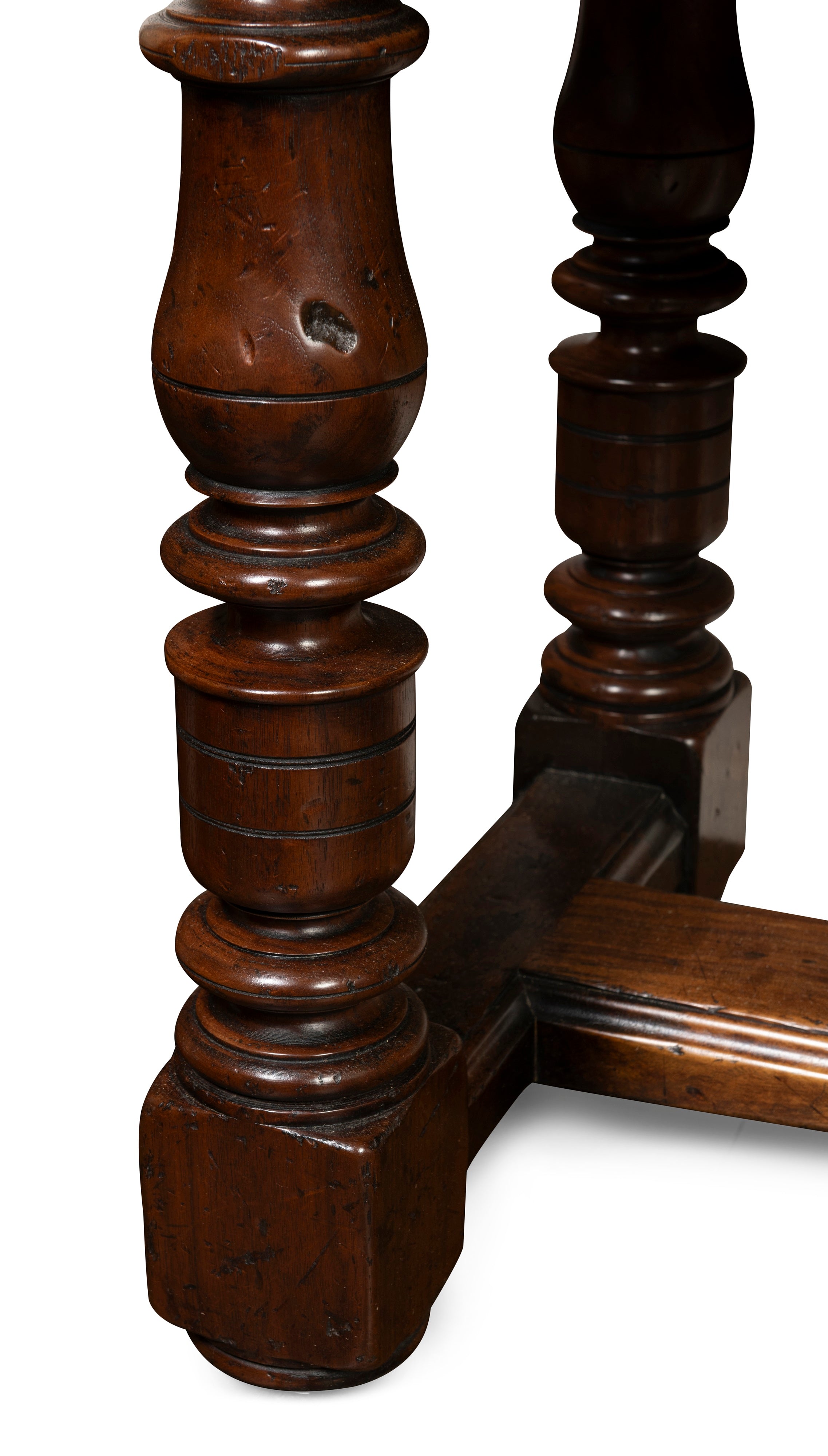 A Walnut Spanish Style Console with Secret Drawer (GS. 436)