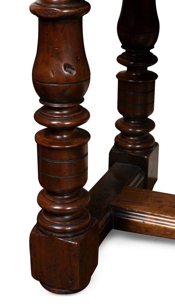 A Walnut Spanish Style Console with Secret Drawer (GS. 436)