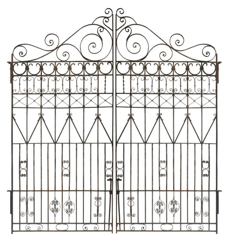 A Pair of Wrought Iron Gates