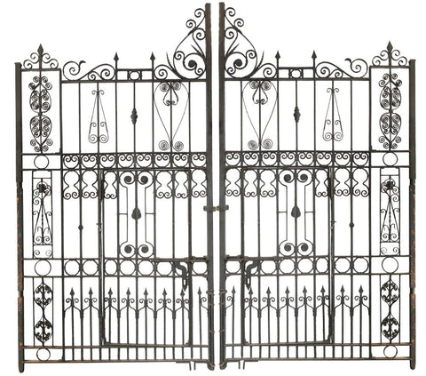 A Pair of Wrought Iron Gates