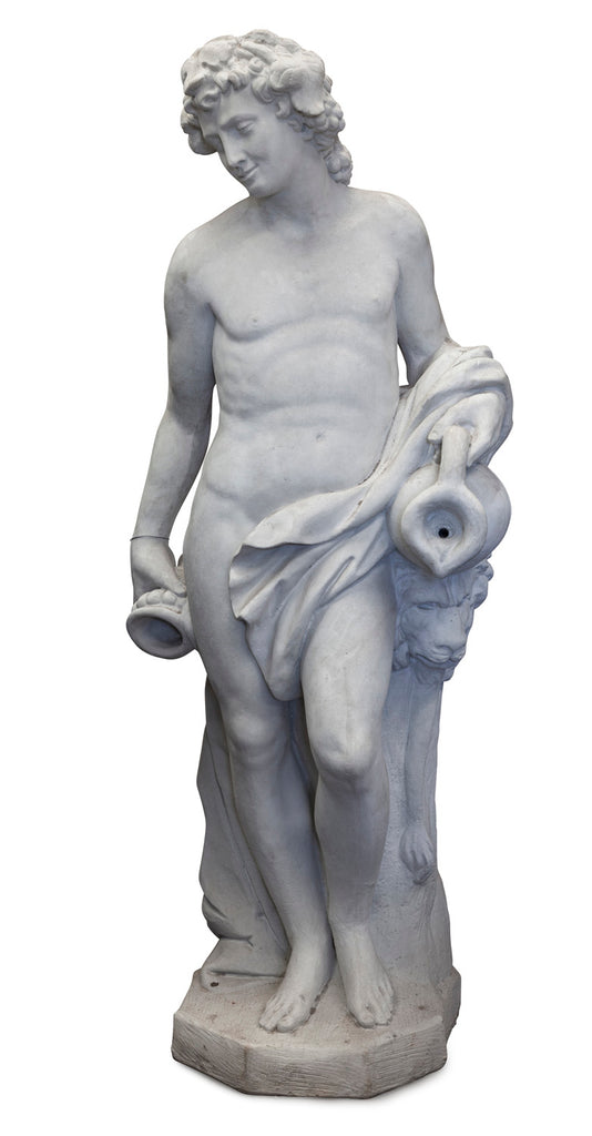 A Stone Composite Life Size Figure of Bacchus
