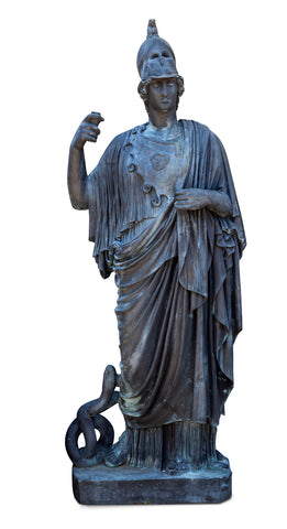 A Stone Composite Figure of Minerva