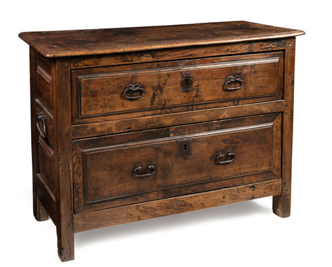 Spanish Carlos II Walnut Chest of Drawers (GS. 16)
