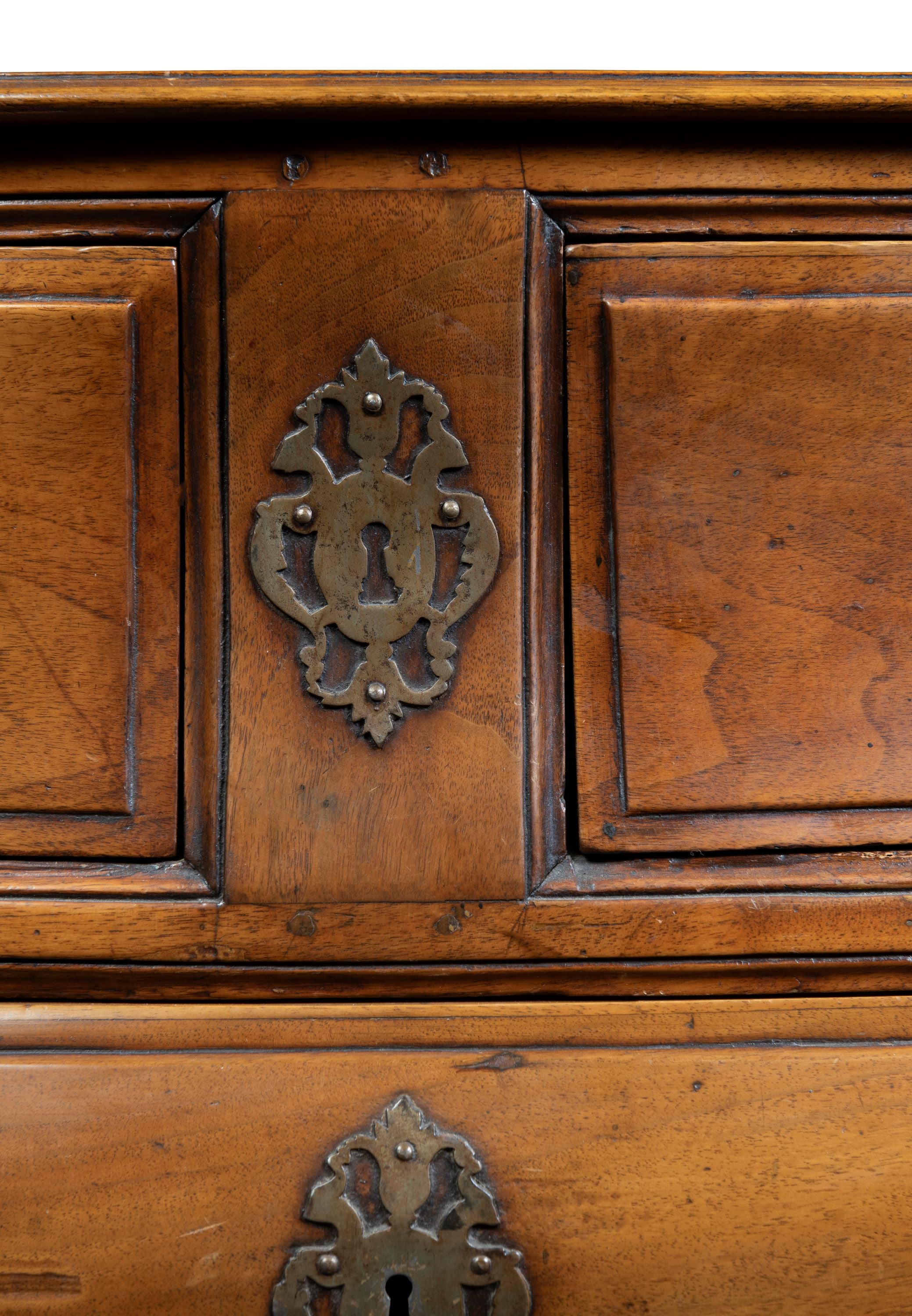 A Liege Walnut Bombe Commode, First Quarter 18th Century (GS 383)