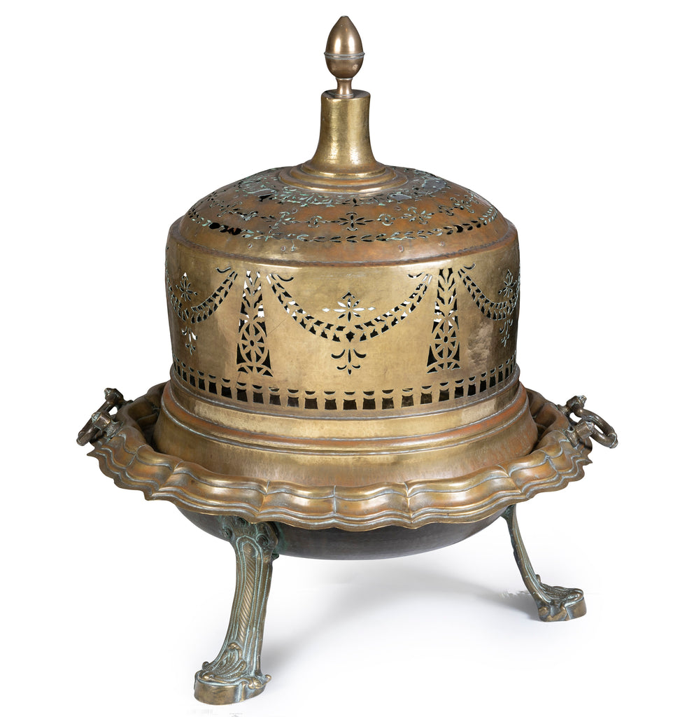An Italian Pierced Brass Brazier, 19th Century (GS. 400)