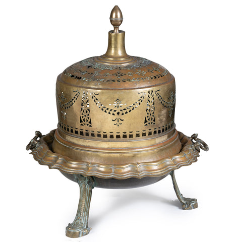 An Italian Pierced Brass Brazier, 19th Century (GS. 400)
