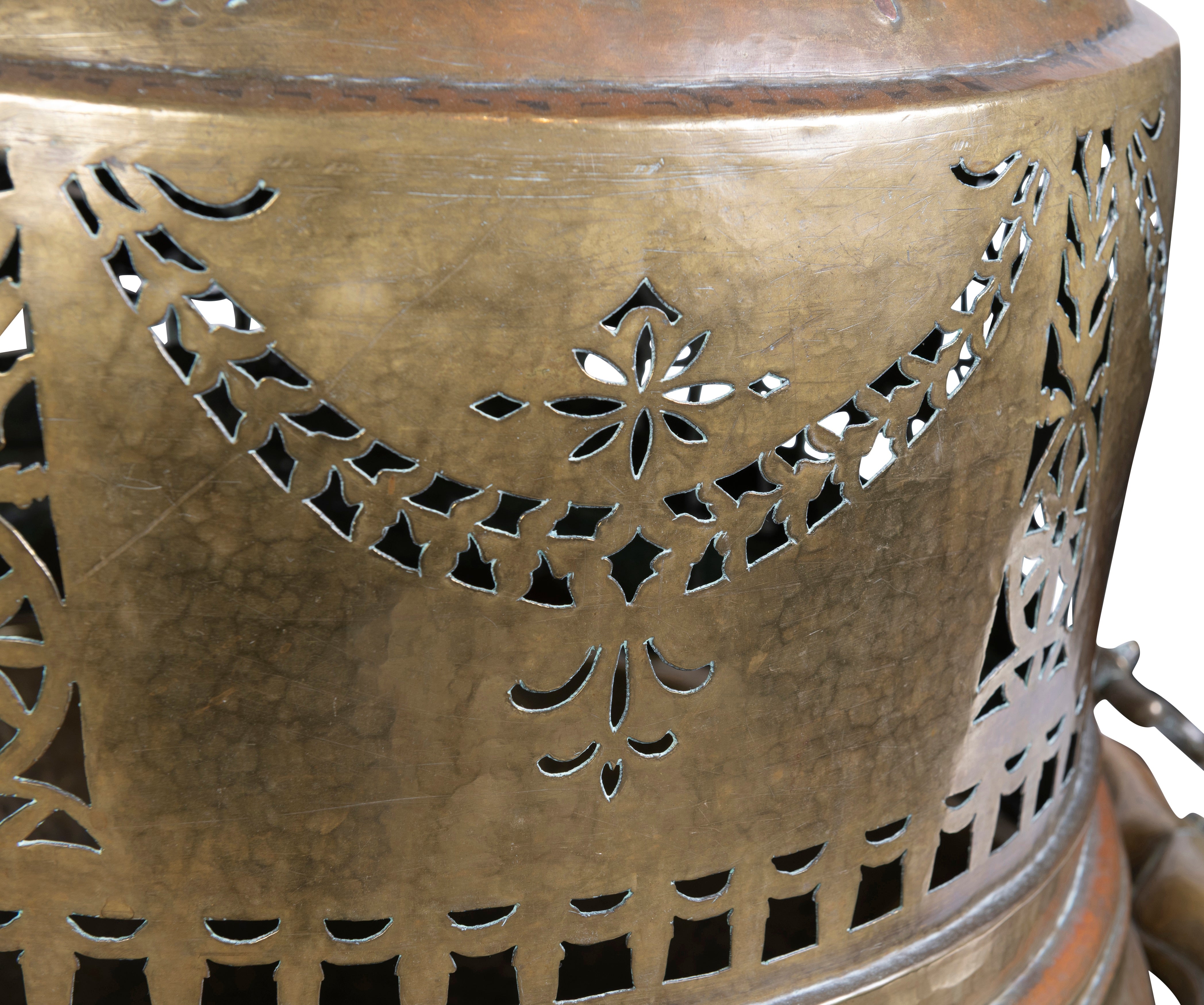 An Italian Pierced Brass Brazier, 19th Century (GS. 400)