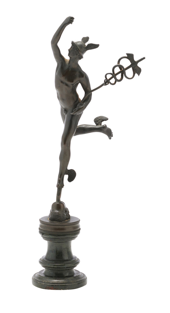 Patinated Bronze Figure of Mercury - 19th Century