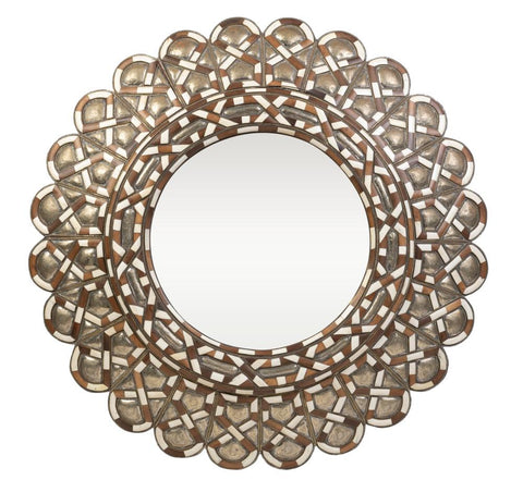 A Round Moroccan Mirror