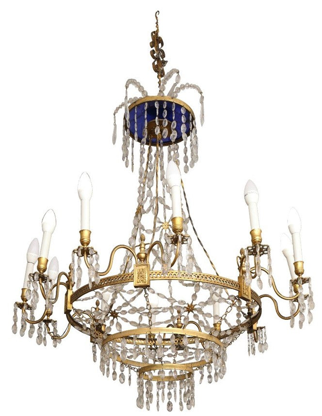 An Early 19th Century Swedish Baltic Chandelier