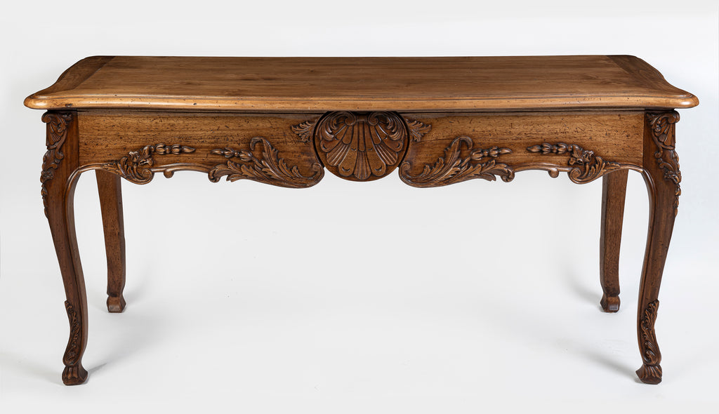 A Two Drawer Regence Style Console