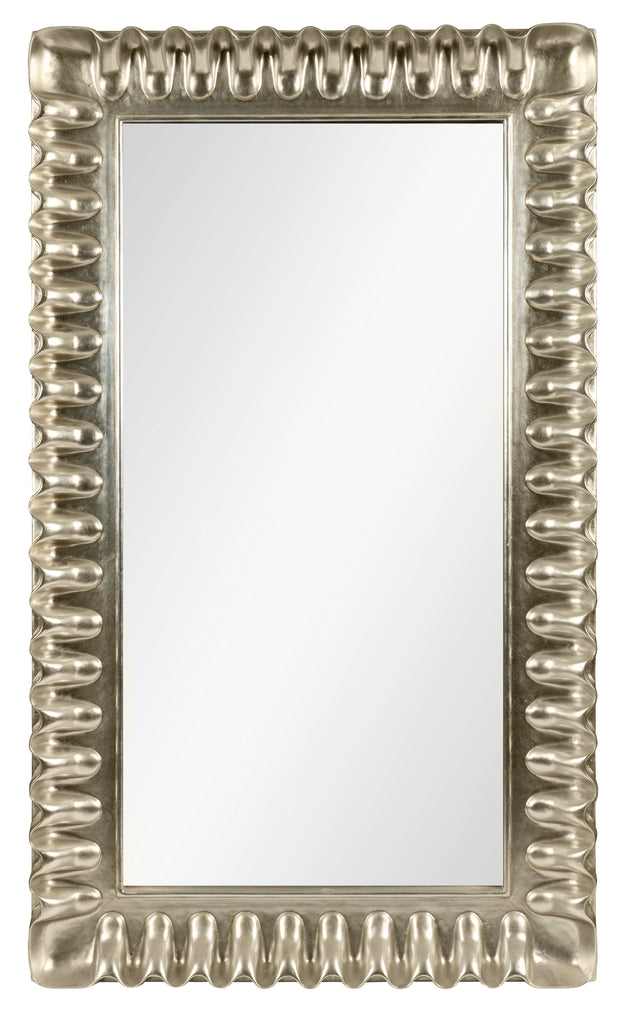 A Silver Florentine Style Mirror