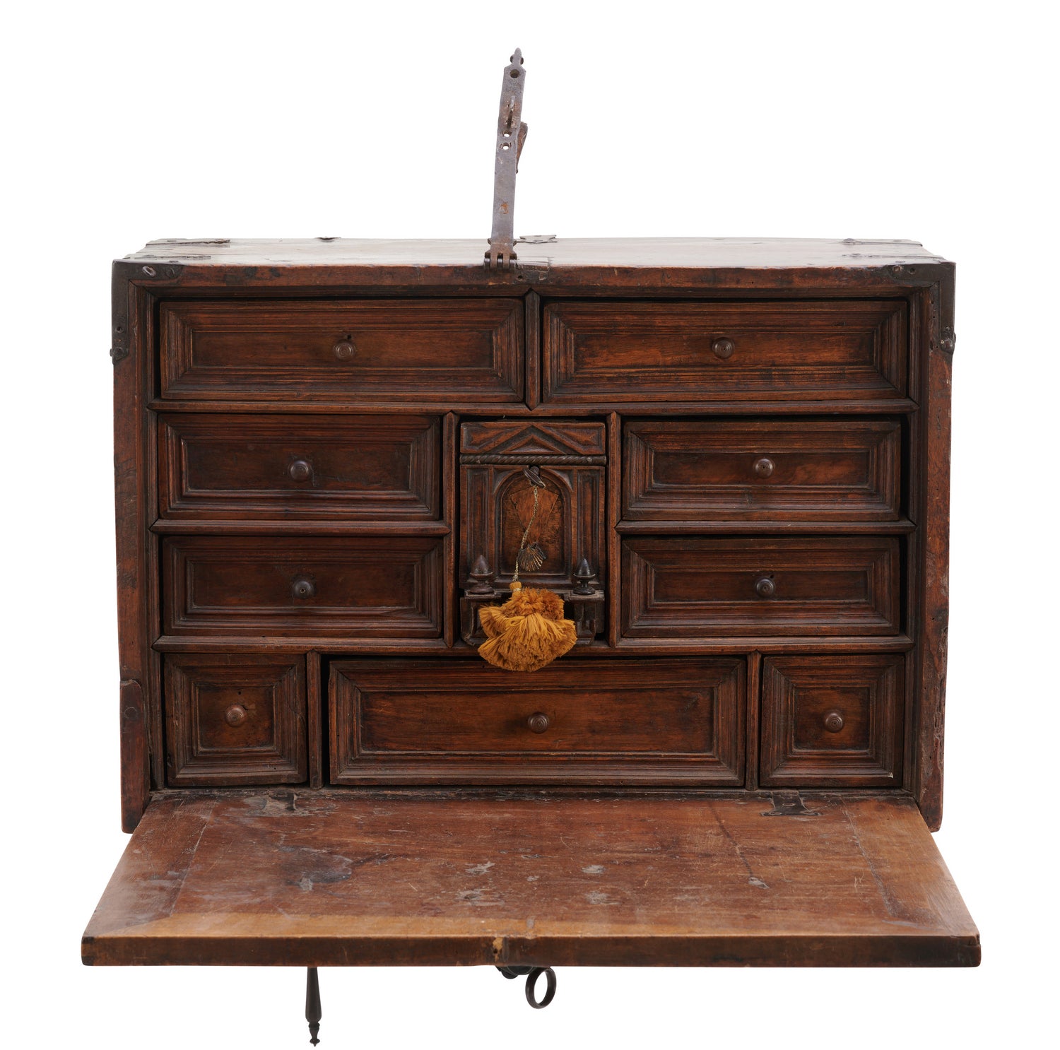 A Spanish 18th Century Vargueno on Console