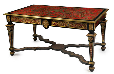 A Louis XIV Style Boulle Bureau Plat or Centre Table