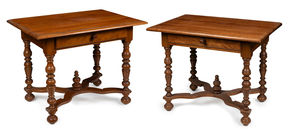 A Pair of English Style Bedside Tables