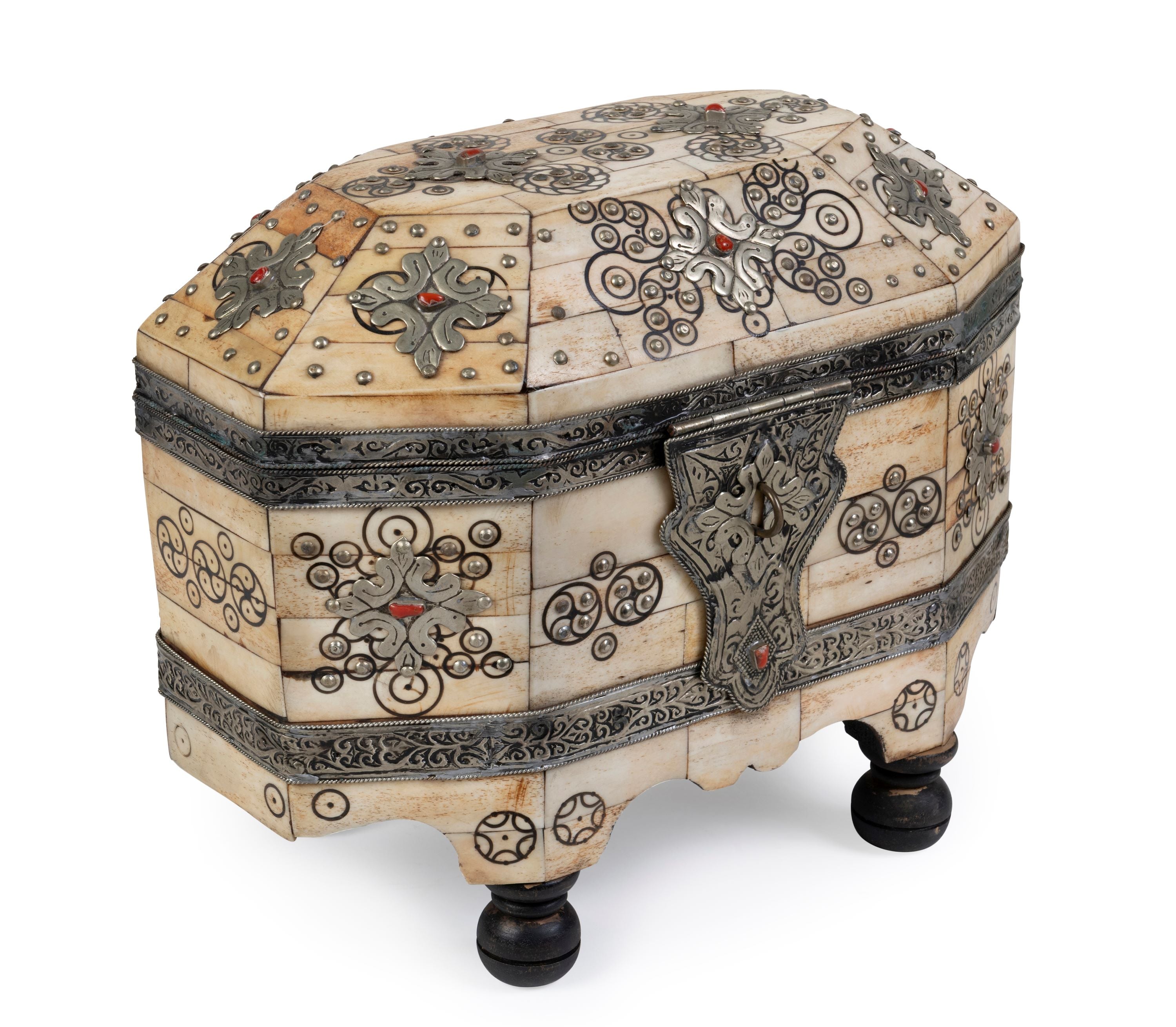 A Moroccan Bone Inlaid Casket (G.S. 429)