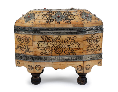 A Moroccan Bone Inlaid Casket (G.S. 429)
