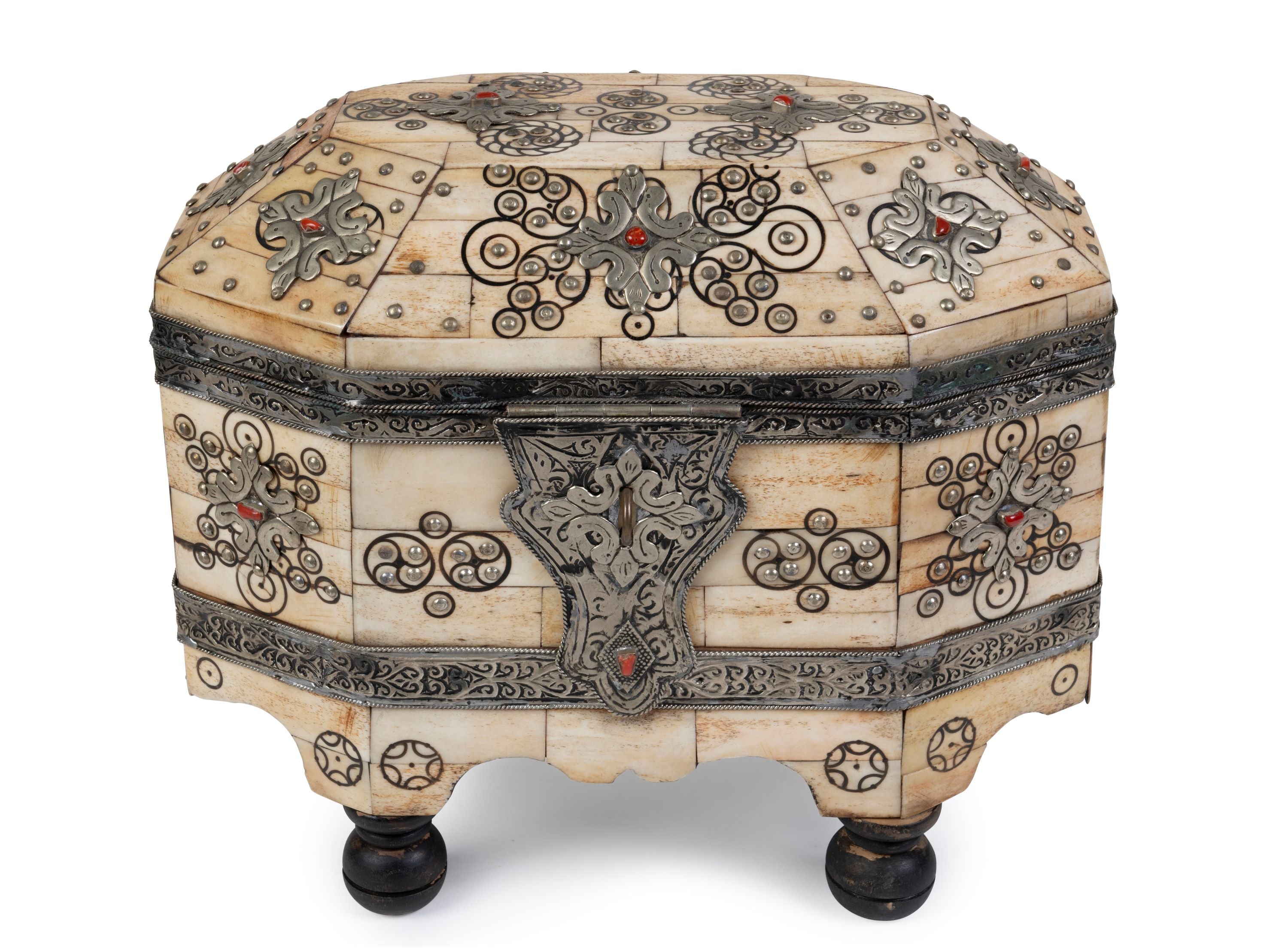 A Moroccan Bone Inlaid Casket (G.S. 429)