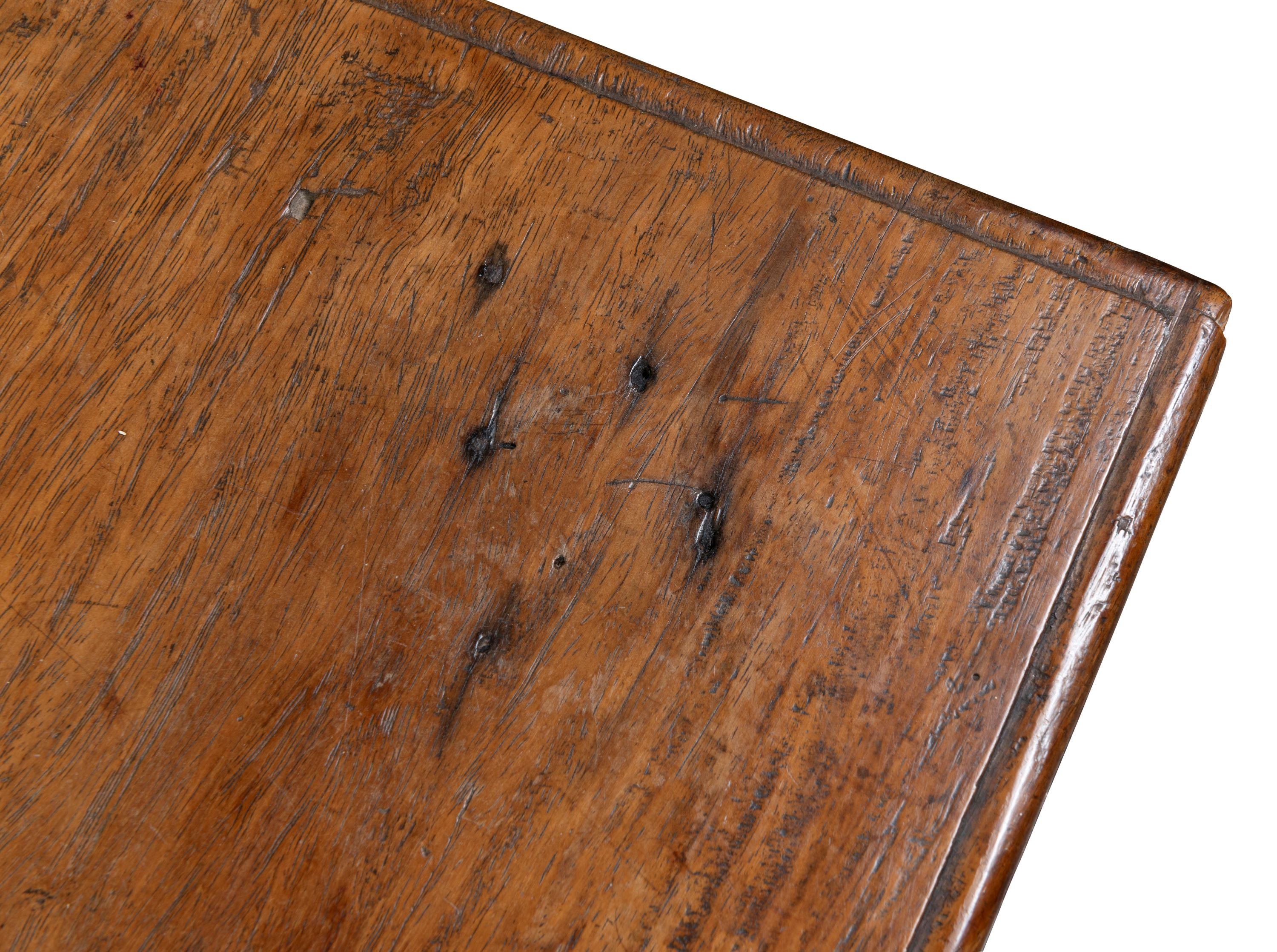 An Antique 19th Century Continental Walnut Desk