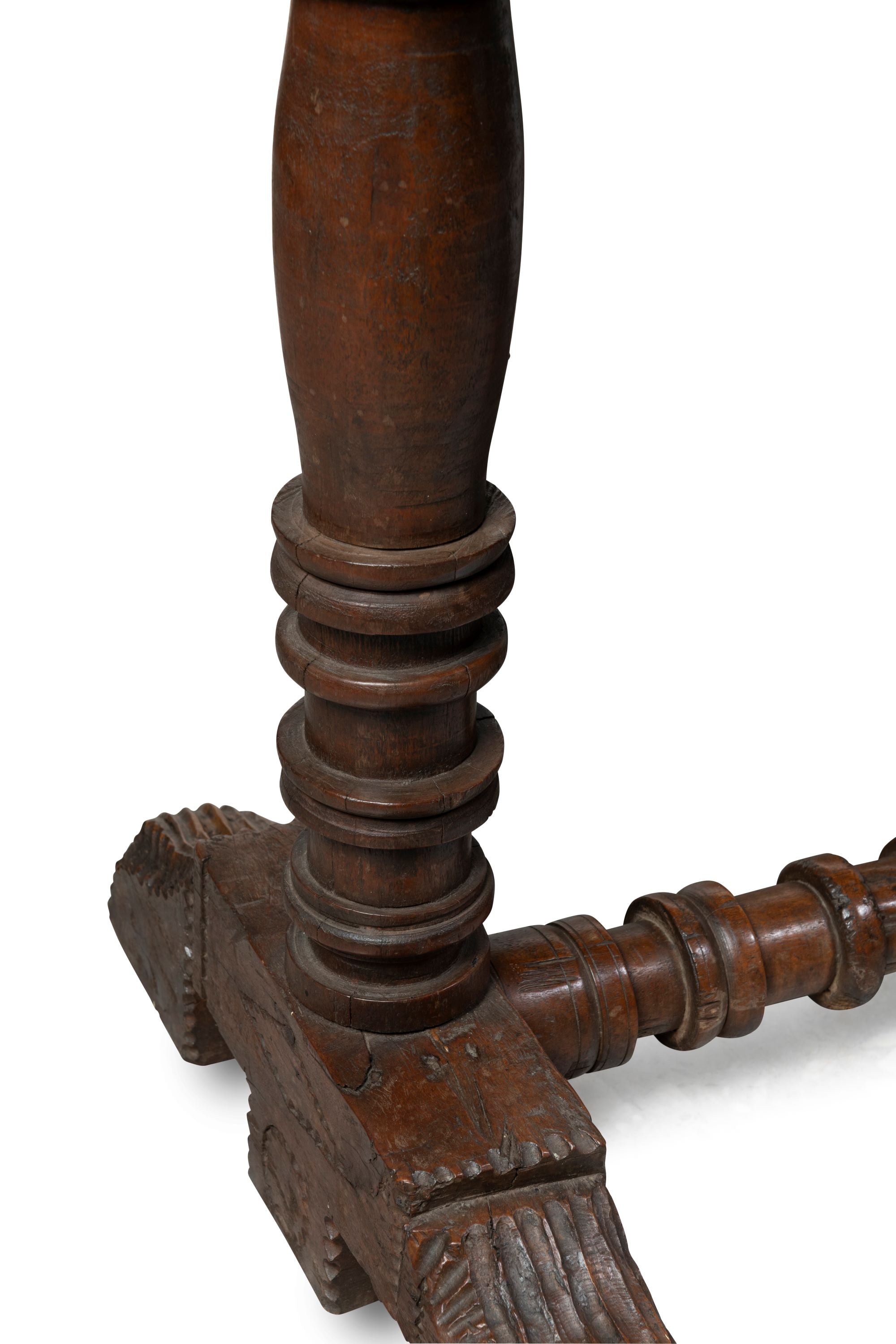 An Antique 19th Century Continental Walnut Desk