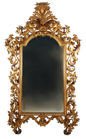 An Italian 18th Century Giltwood Mirror